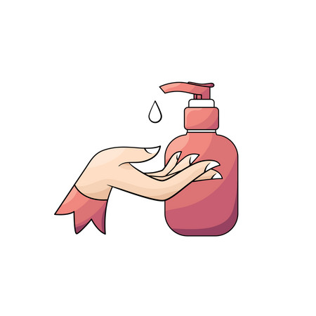 Lavage des mains  Illustration