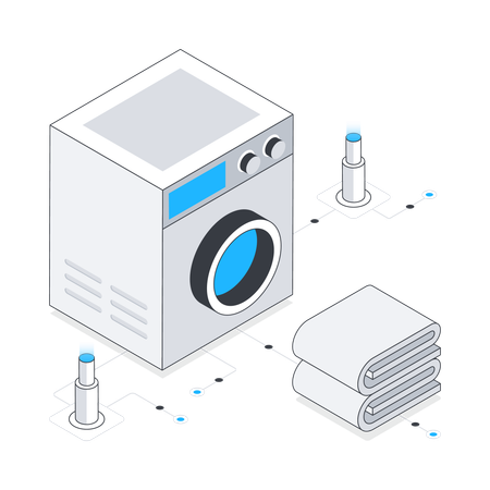 Machine à laver  Illustration