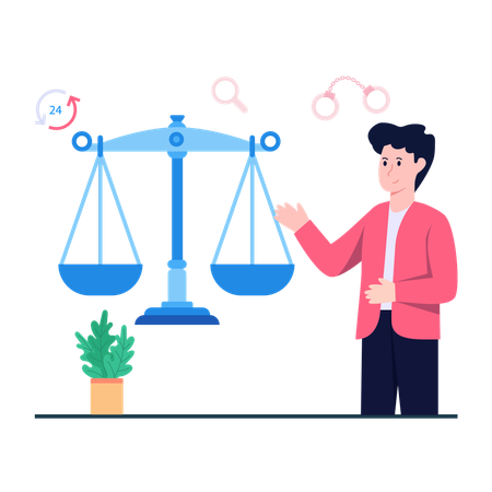 Law and order  Illustration