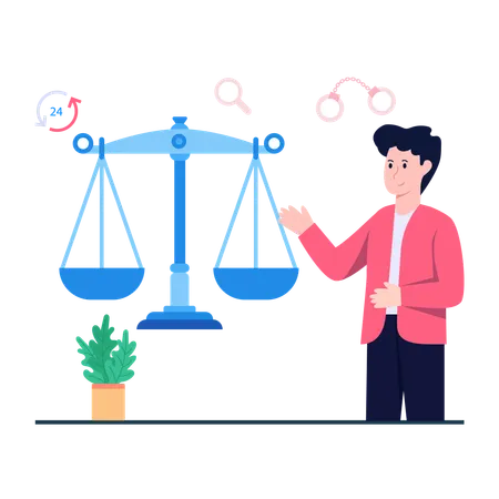 Law and order  Illustration