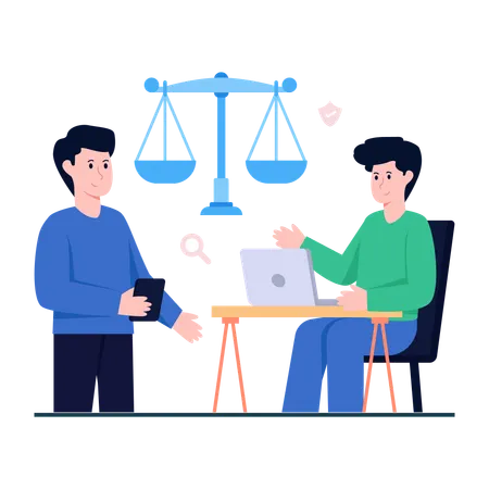 Law and order  Illustration