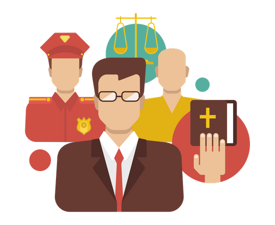 Law and Order  Illustration