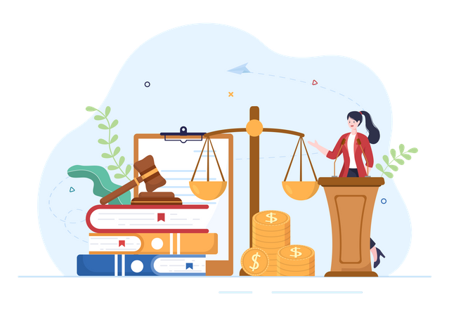Law and order  Illustration