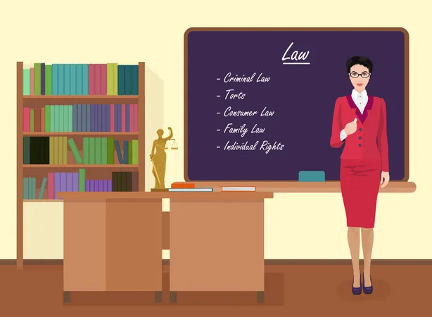 Law education  Illustration