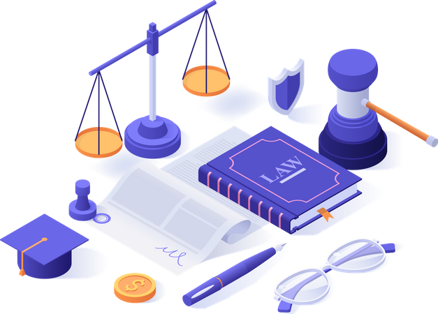 Law education  Illustration