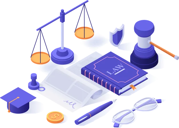 Law education  Illustration