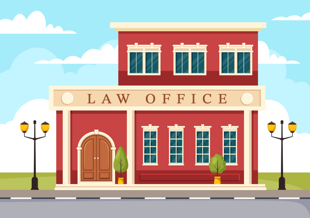 Law Firm office  Illustration