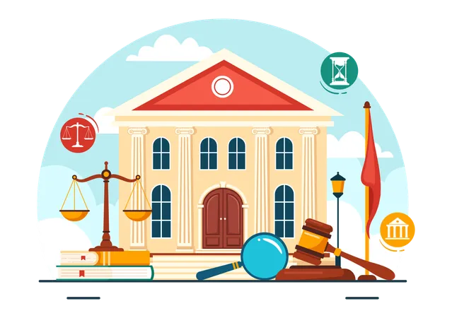 Law Firm Services  Illustration