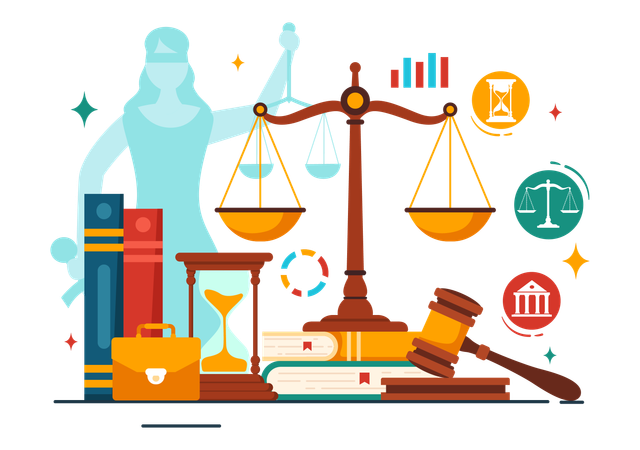 Law Firm Services  Illustration
