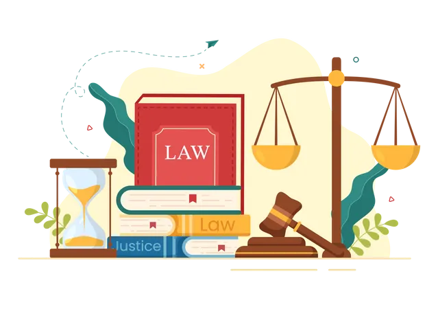 Law Firm Services Illustration