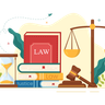 law firm illustration svg