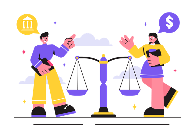 Law Firm Services  Illustration