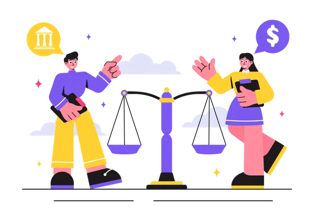 Law Firm Services  Illustration