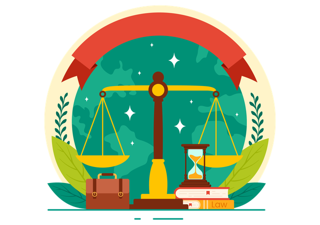 Law Of Justice  Illustration