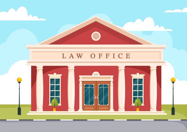 Law office Illustration