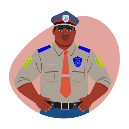 Law Officer  Illustration