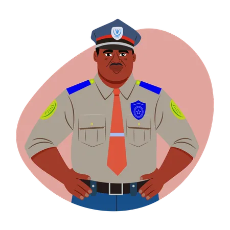 Law Officer  Illustration