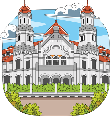 Lawang Sewu  Illustration