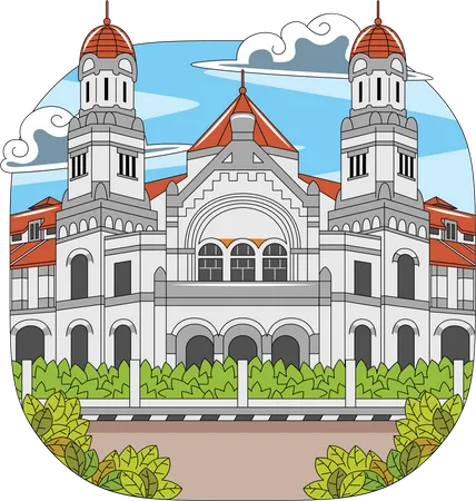 Lawang Sewu  Illustration