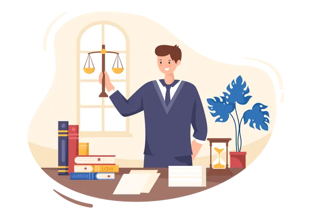 Lawyer  Illustration