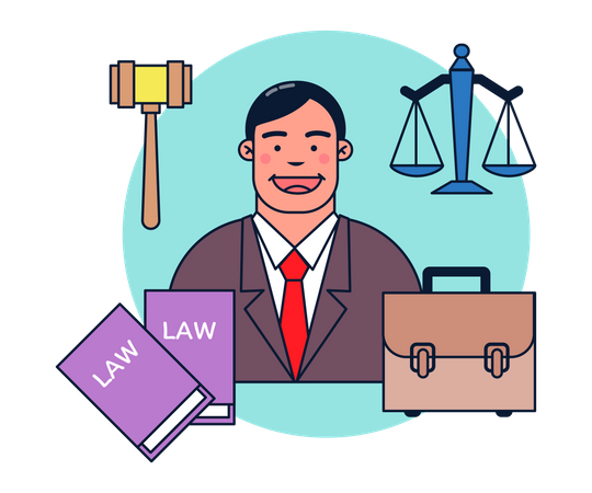 Lawyer  Illustration