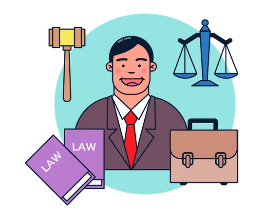 Lawyer  Illustration