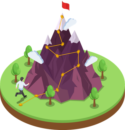 Le chemin du succès  Illustration