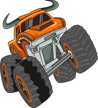 Le gros camion monstre  Illustration