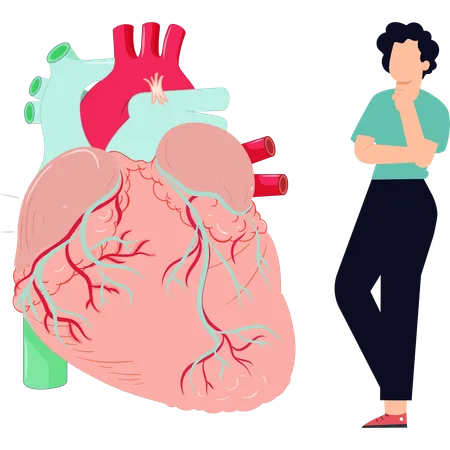 Le médecin prend la décision de faire une opération cardiaque  Illustration