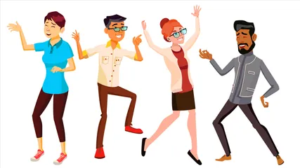 Dancing People Illustration Pack