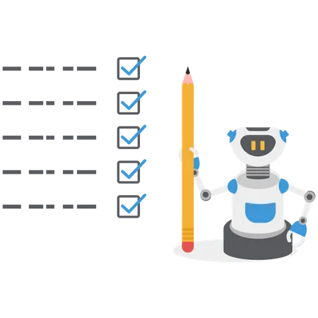 Le robot vérifie le délai  Illustration