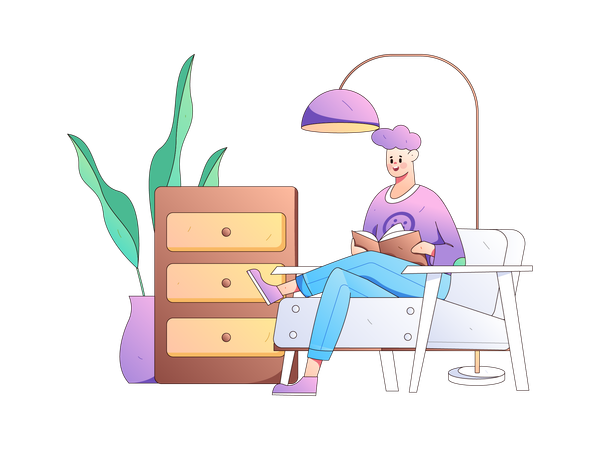 Le travail à distance apprécié par l'employé  Illustration