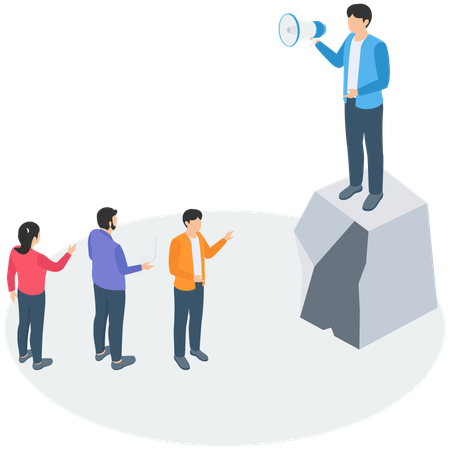 Leader Motivation  Illustration