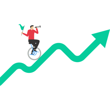 Leadership on soaring graph  Illustration