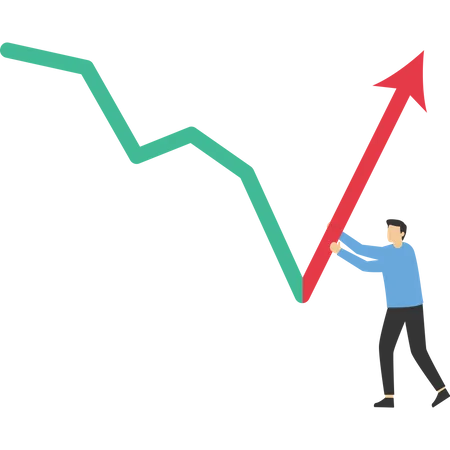 Leadership to lead business growth  Illustration