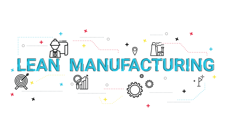 Lean Manufacturing Illustration