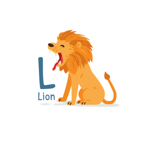 Leão  Ilustração