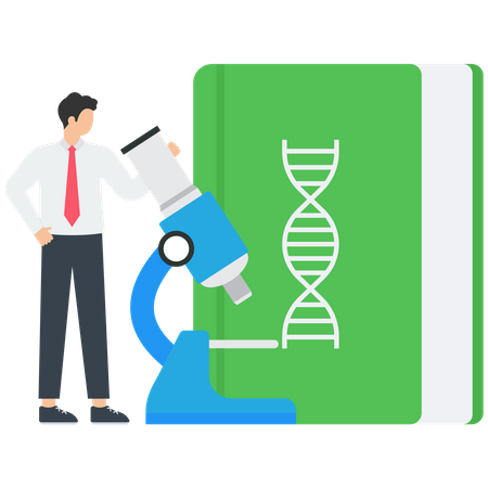 Learn biology  일러스트레이션