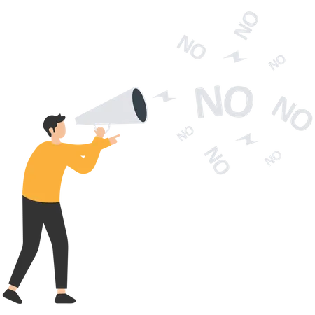 Learn to say no  Illustration