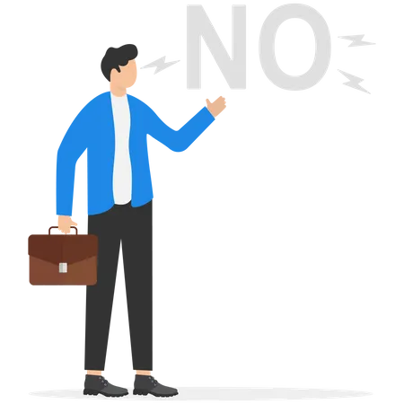 Learn to say no  Illustration