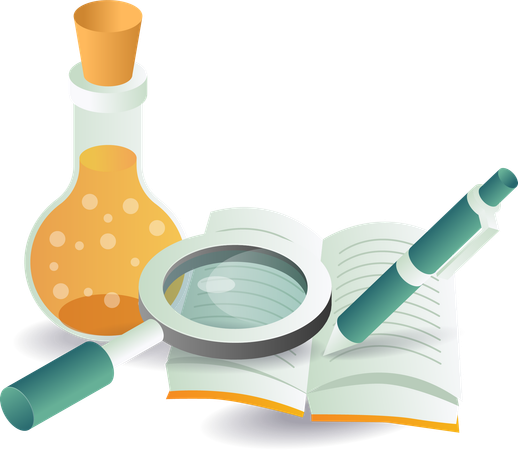 Learning Chemical laboratory experiments  Illustration