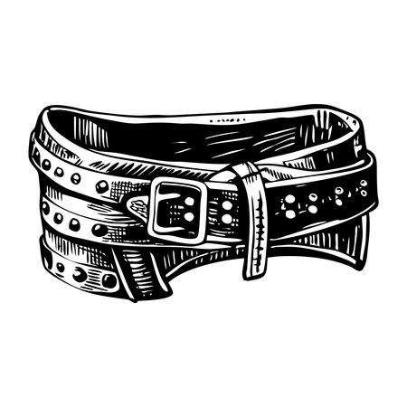 가죽 벨트  일러스트레이션