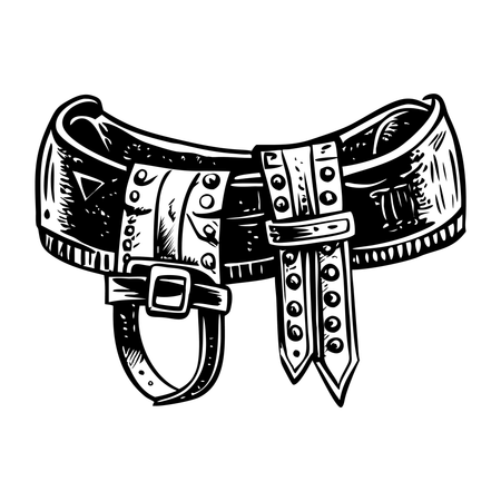 가죽 벨트  일러스트레이션