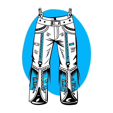 Leather Chaps  Illustration