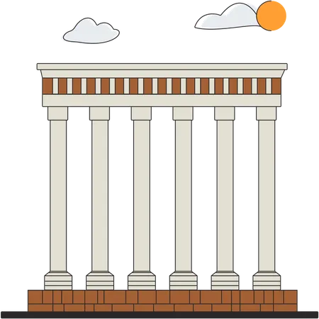 Lebanon - Baalbek  Illustration