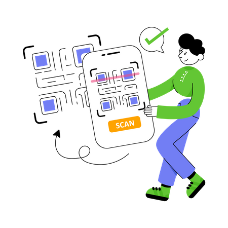 Numérisation de codes à barres  Illustration