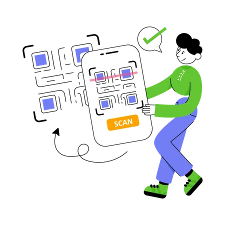 Numérisation de codes à barres  Illustration