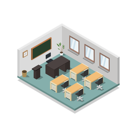 Lecture Room  Illustration
