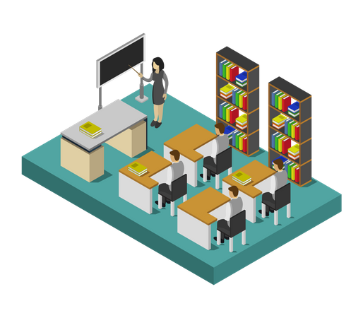 Lecture room Illustration