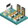 lecture room illustration